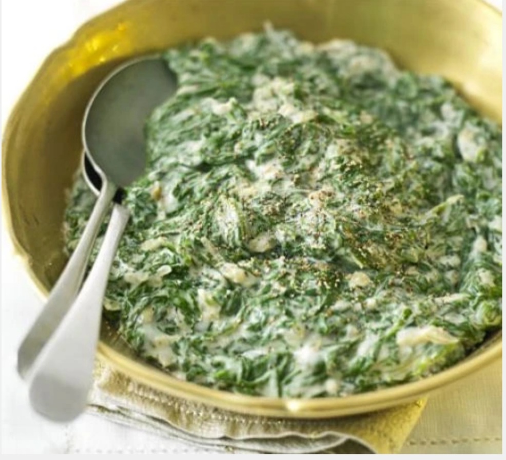 Here’s how you prepare cream spinach
