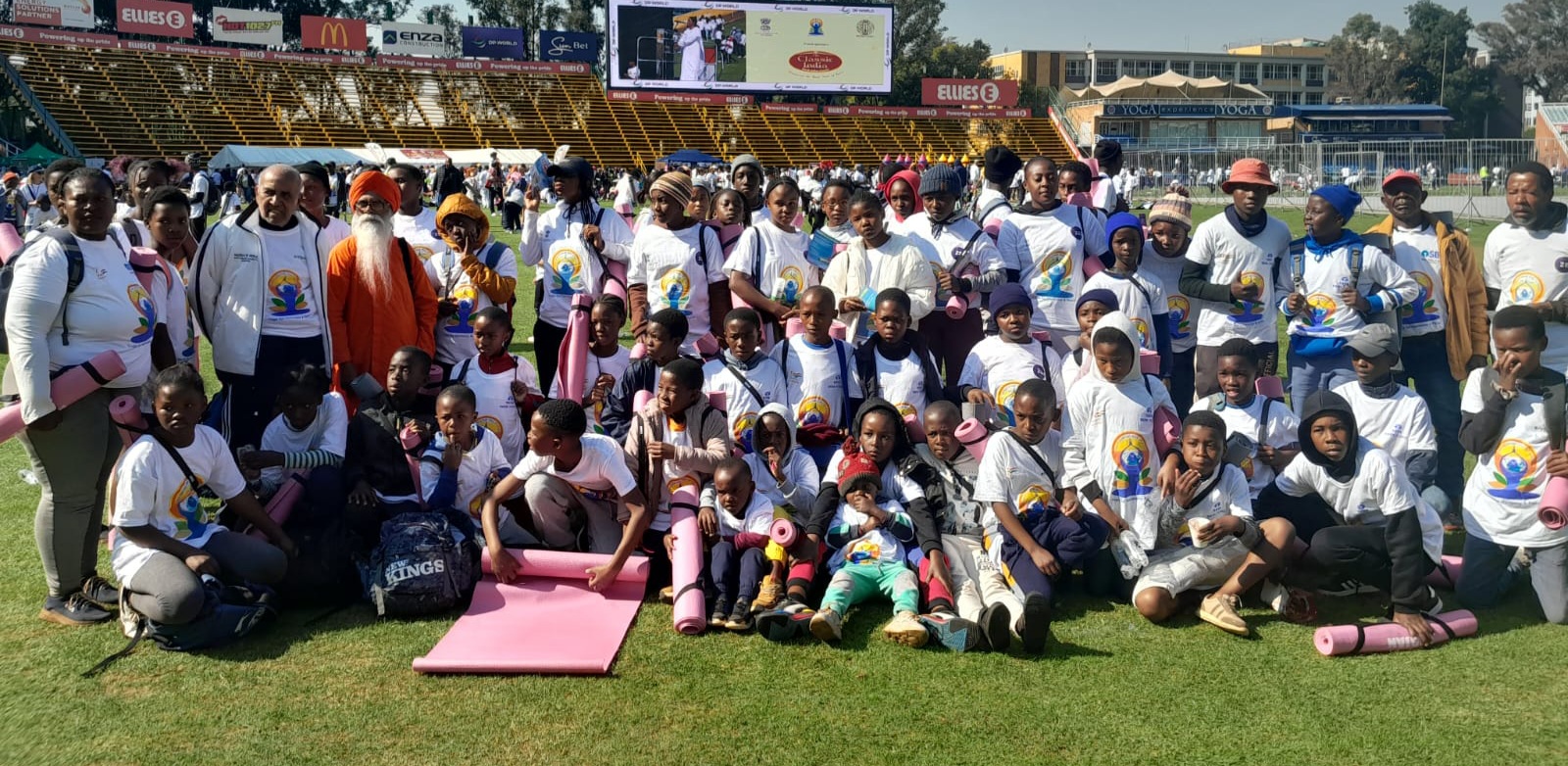 Orange Farm youth attend International Day of Yoga
