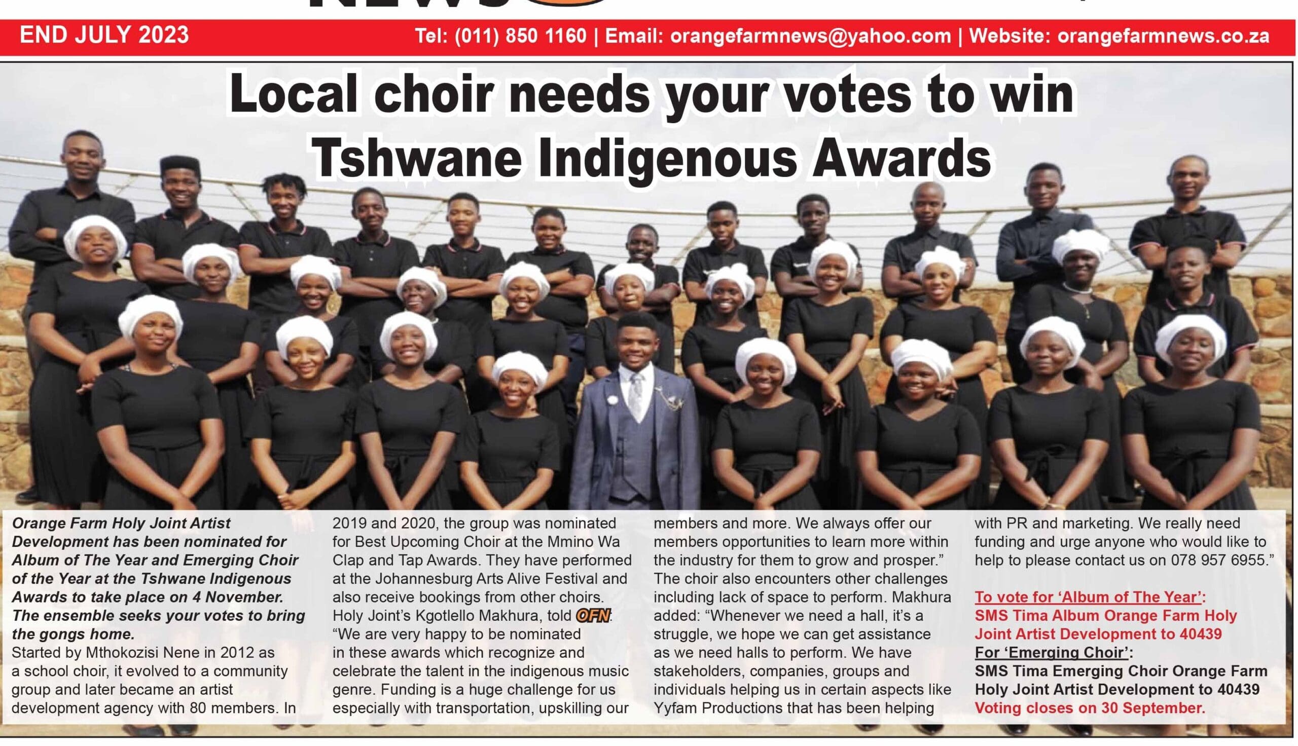 Current Issue: Orange Farm News End July 2023