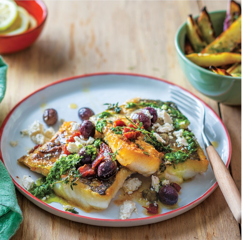 Tuesday recipe:  Mediterranean Fish and Chips