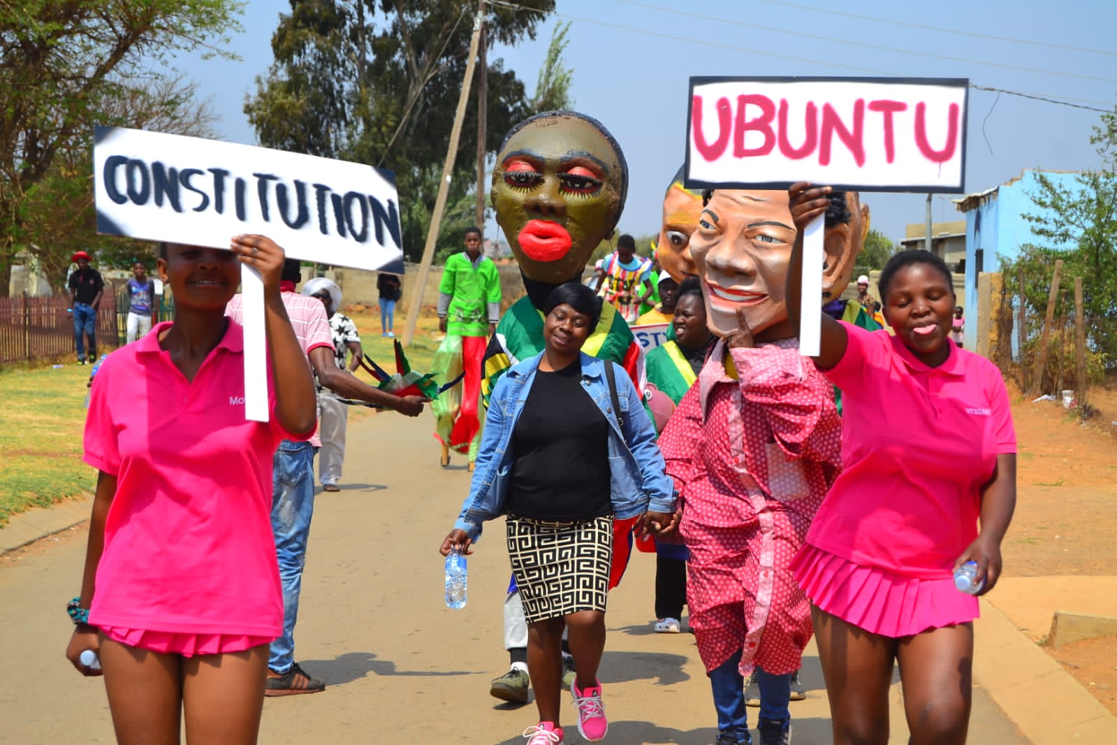 Nkosana Ngobese Foundation brings vibrant splashes of color to the streets with their Mini Carnival Parade