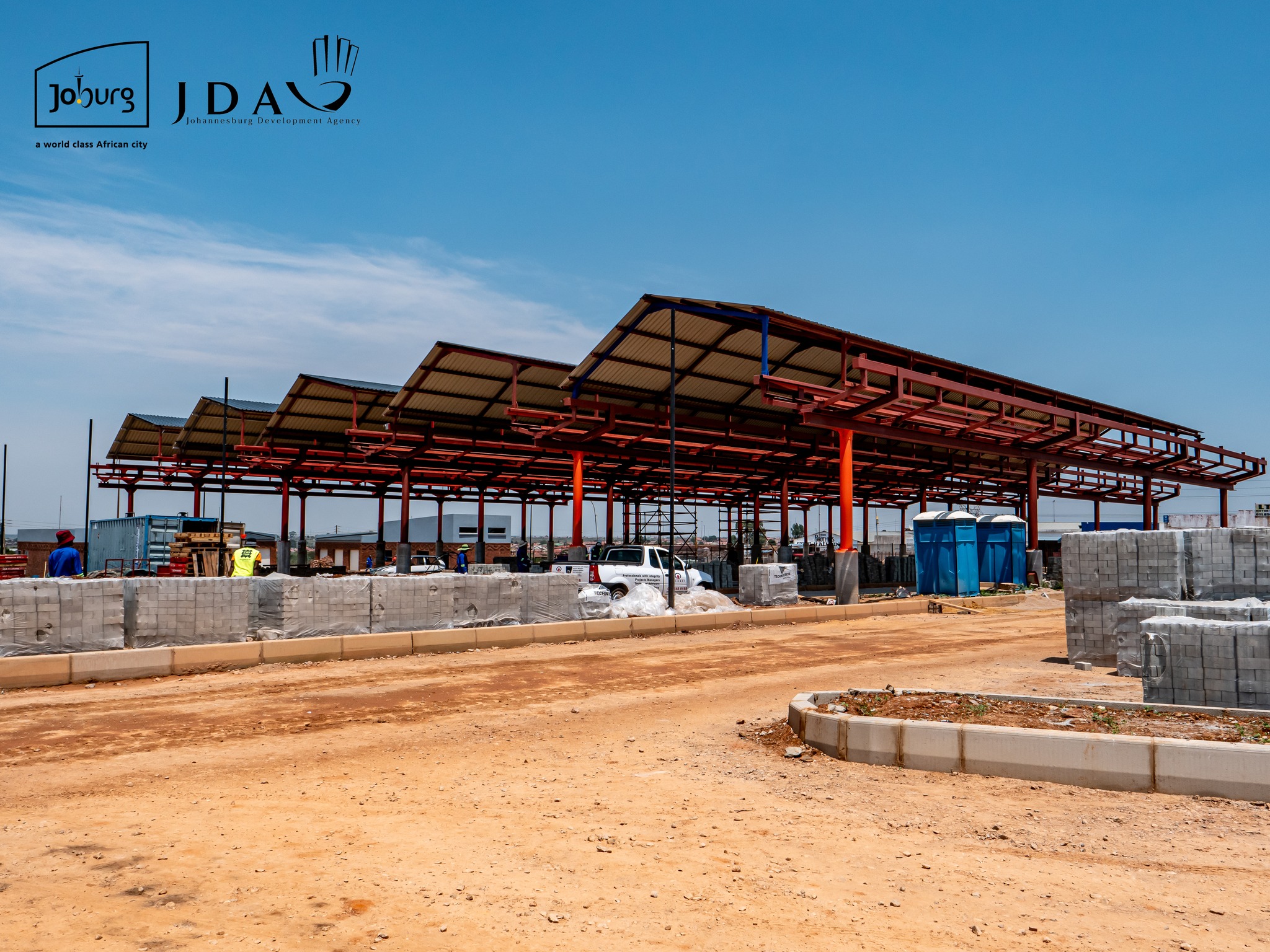 Orange Farm’s R49M transport facility at 60% completion