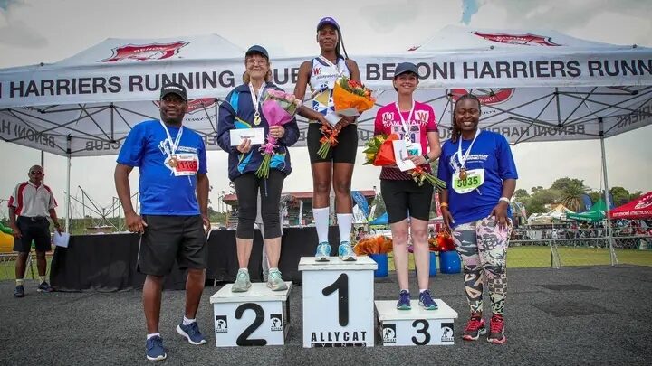 Mokhele wins gold at the Johnson Crane Hire Marathon