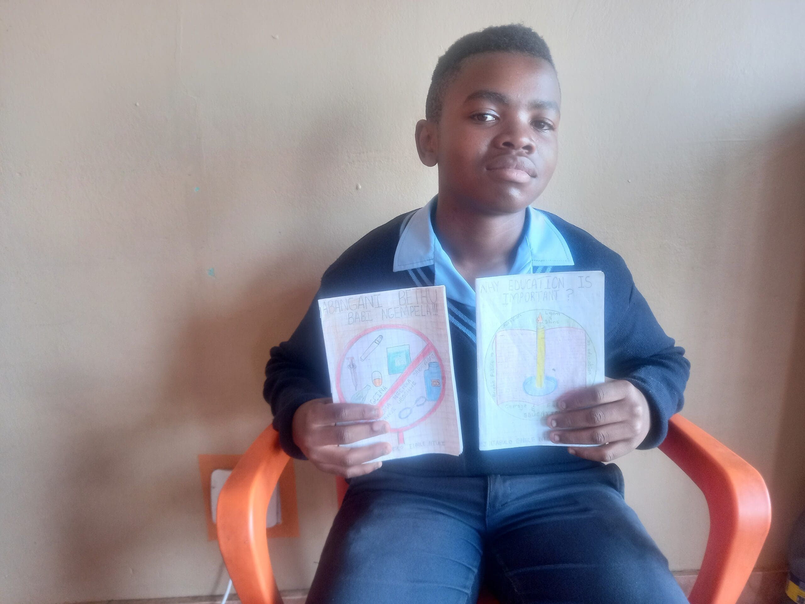 Orange Farm teenager seeks assistance in publishing inspirational books 
