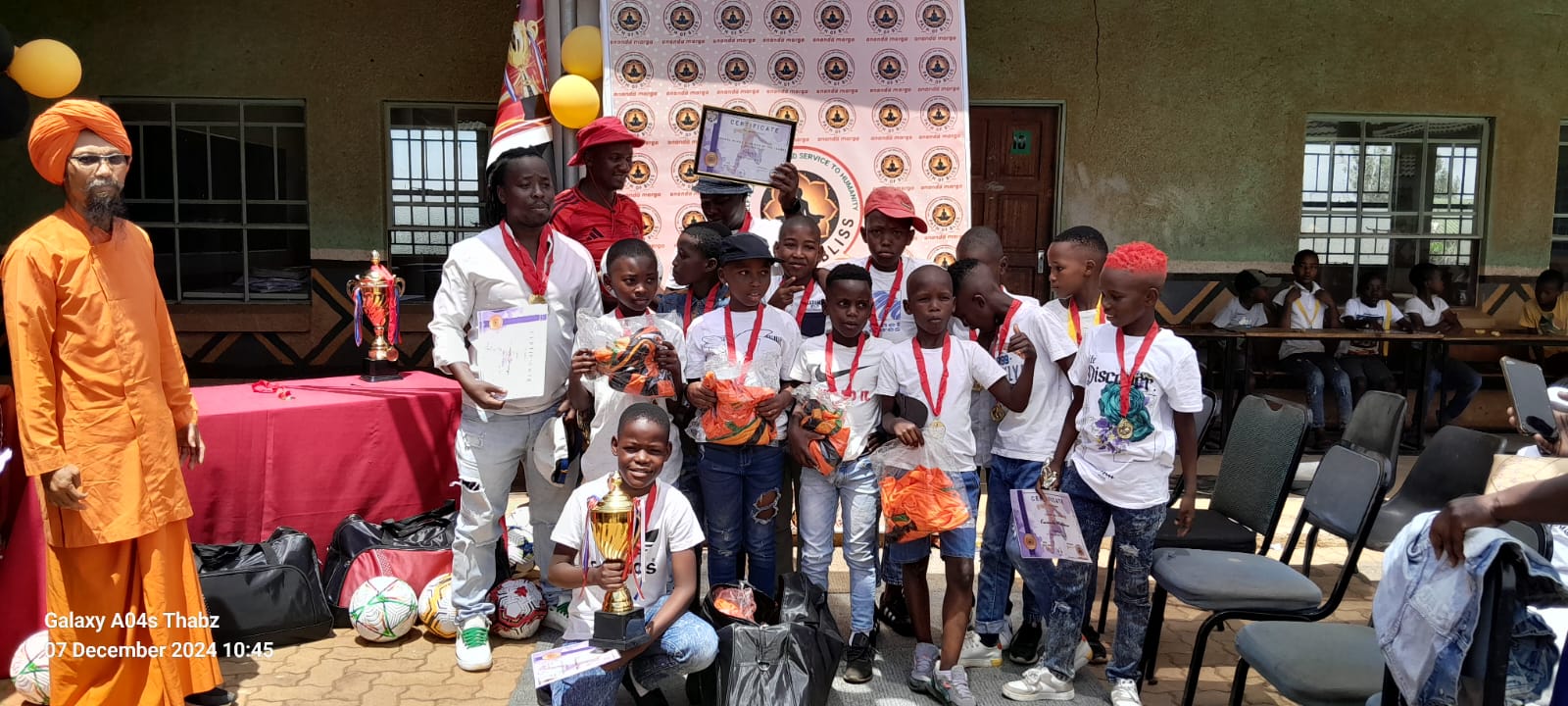 Ananda Marga honours football talent at Champions League Awards