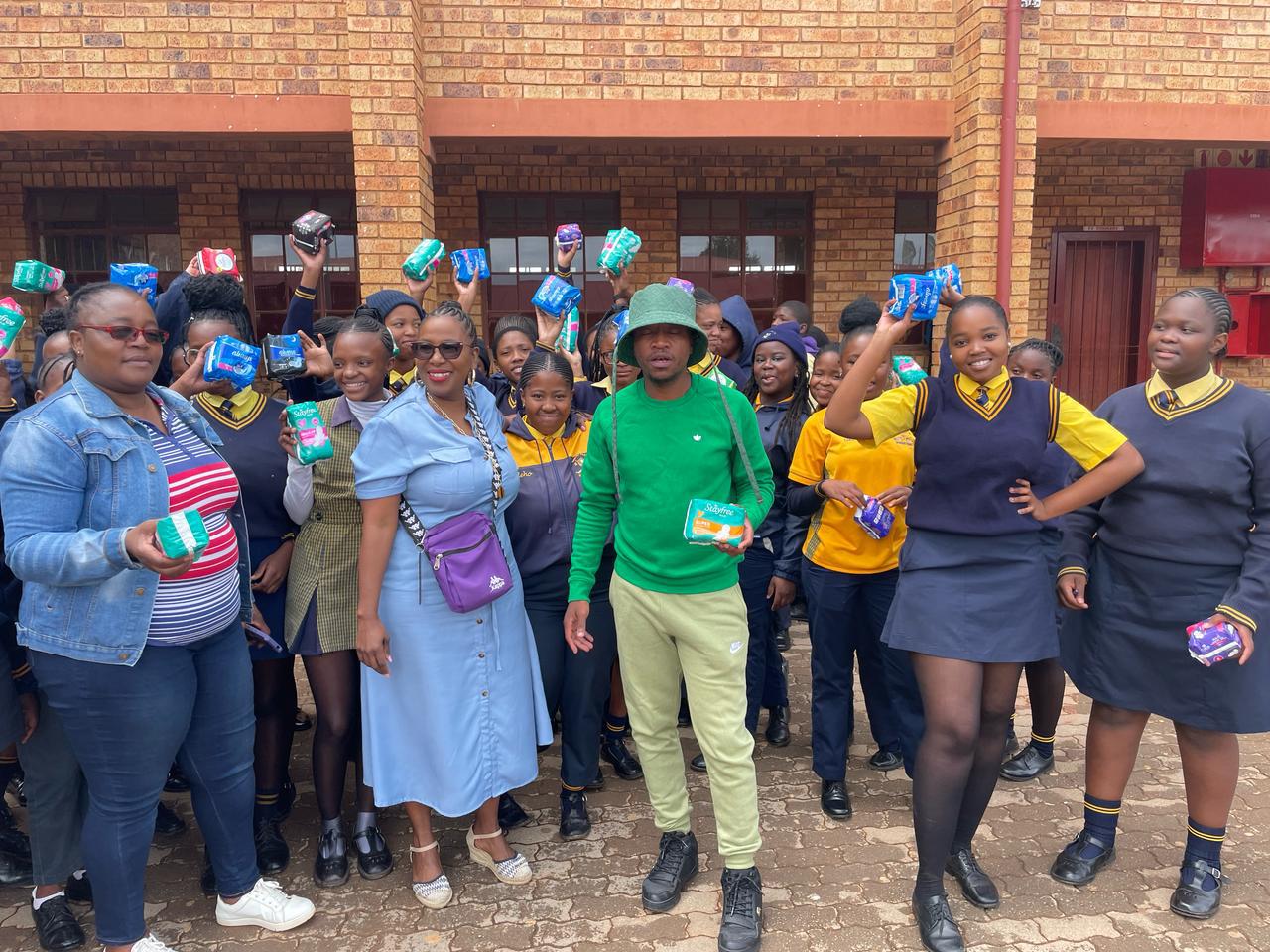 Chester brings joy to Mphethi Mahlatsi learners with sanitary pad donation