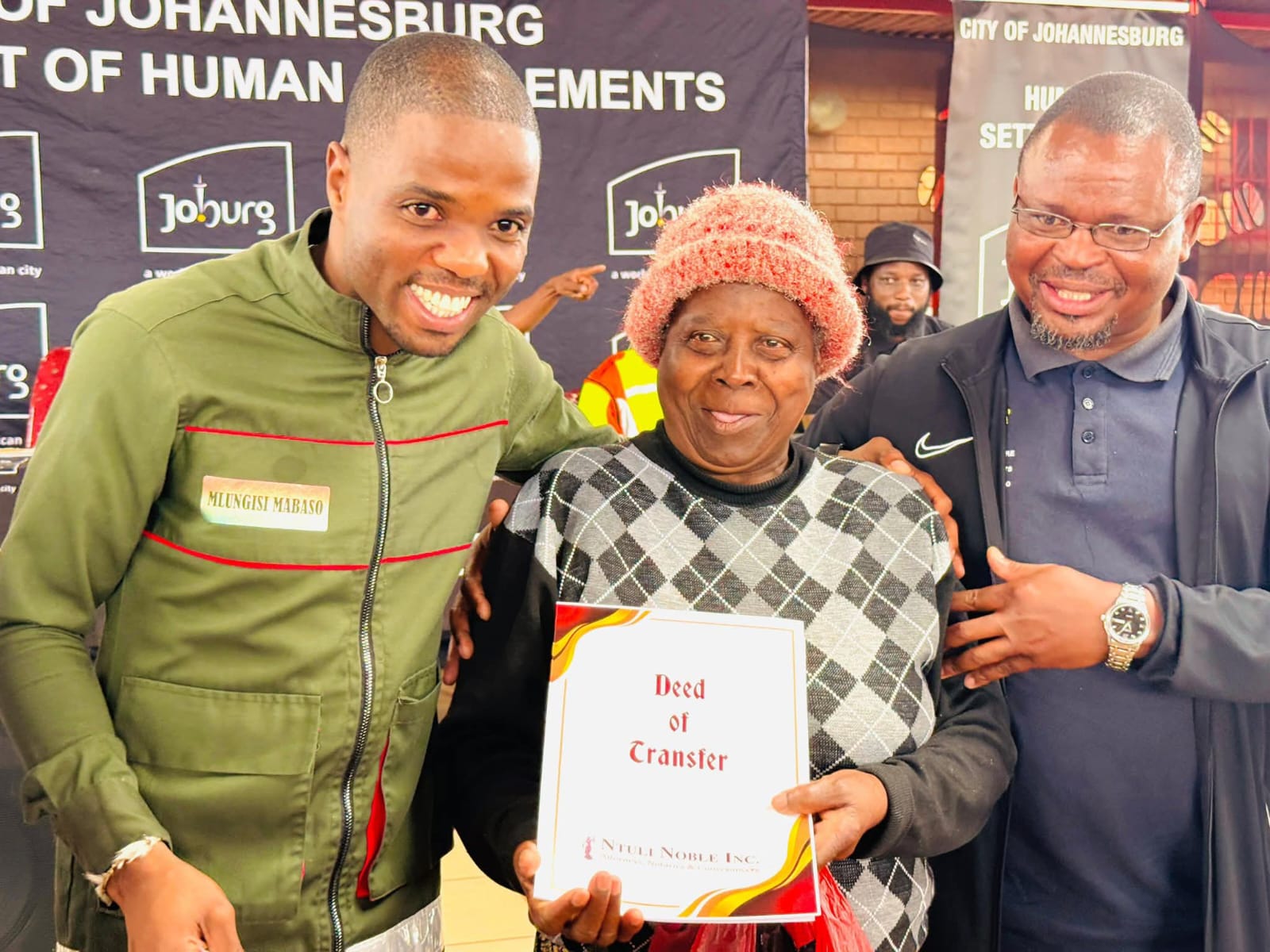 CoJ hands over 293 title deeds to Drieziek homeowners