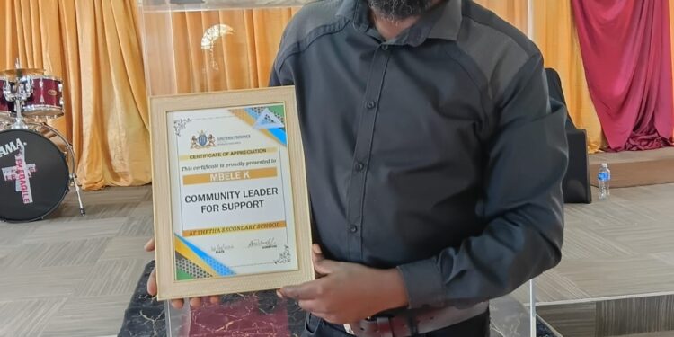 Community leader honoured for service