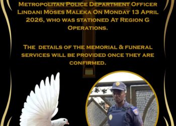 JMPD mourns the tragic loss of off-duty officer in Orange Farm Shooting